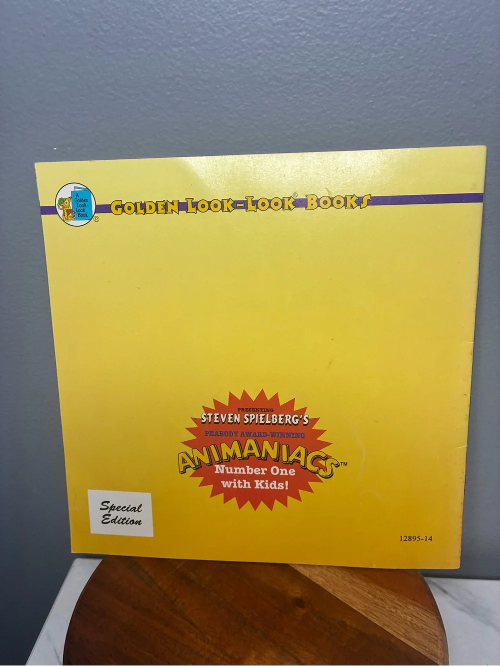 1995 Animaniacs Meltdown at the Wax Museum Golden Look-Look Book Special Ed